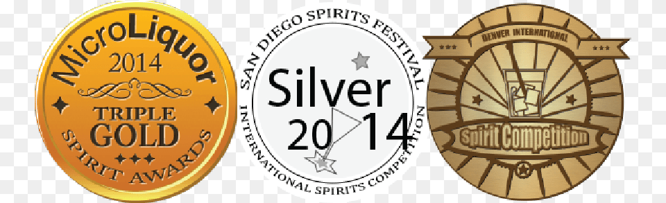 Antique Gin Awards 16 Denver International Spirits Competition 2018, Logo, Coin, Money Free Png