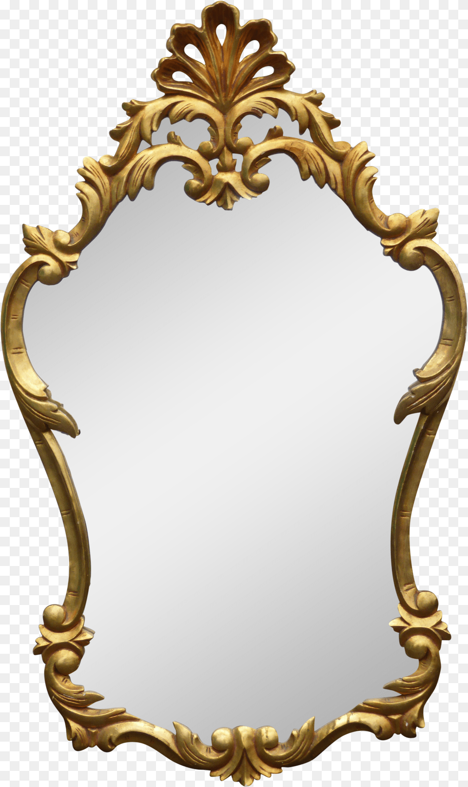 Antique Gold Frame Download French Rococo Mirror Png