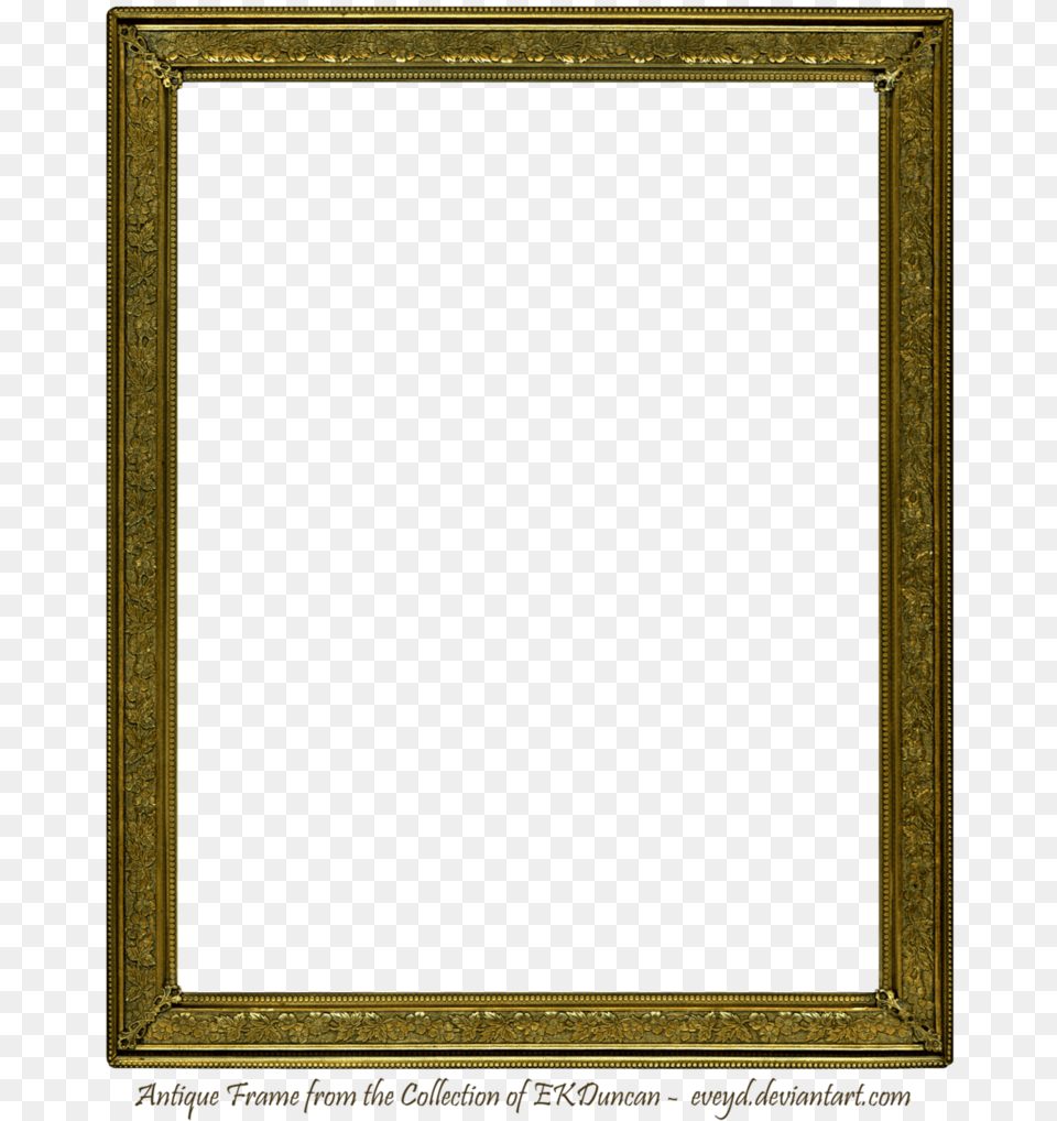 Antique Gold Picture Frame, Art, Painting, Blackboard Png