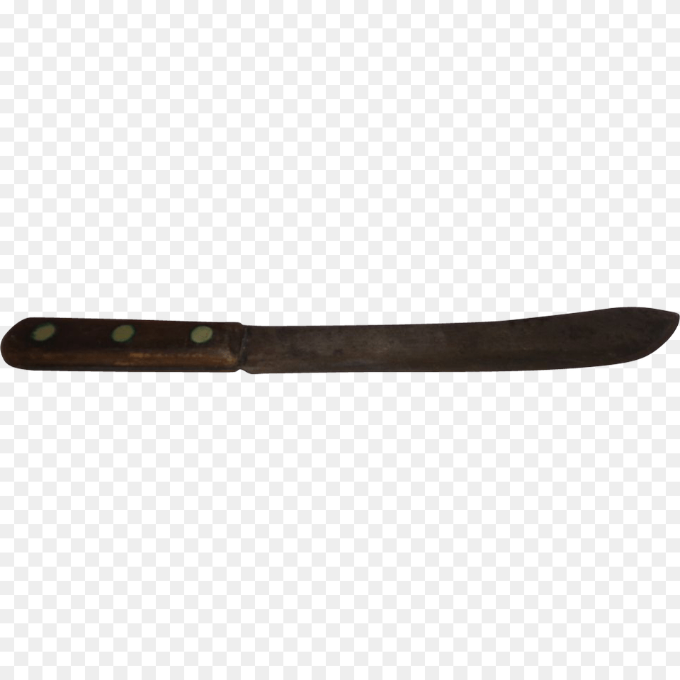 Antique Green River Works Butcher Knife, Blade, Weapon, Letter Opener Png Image