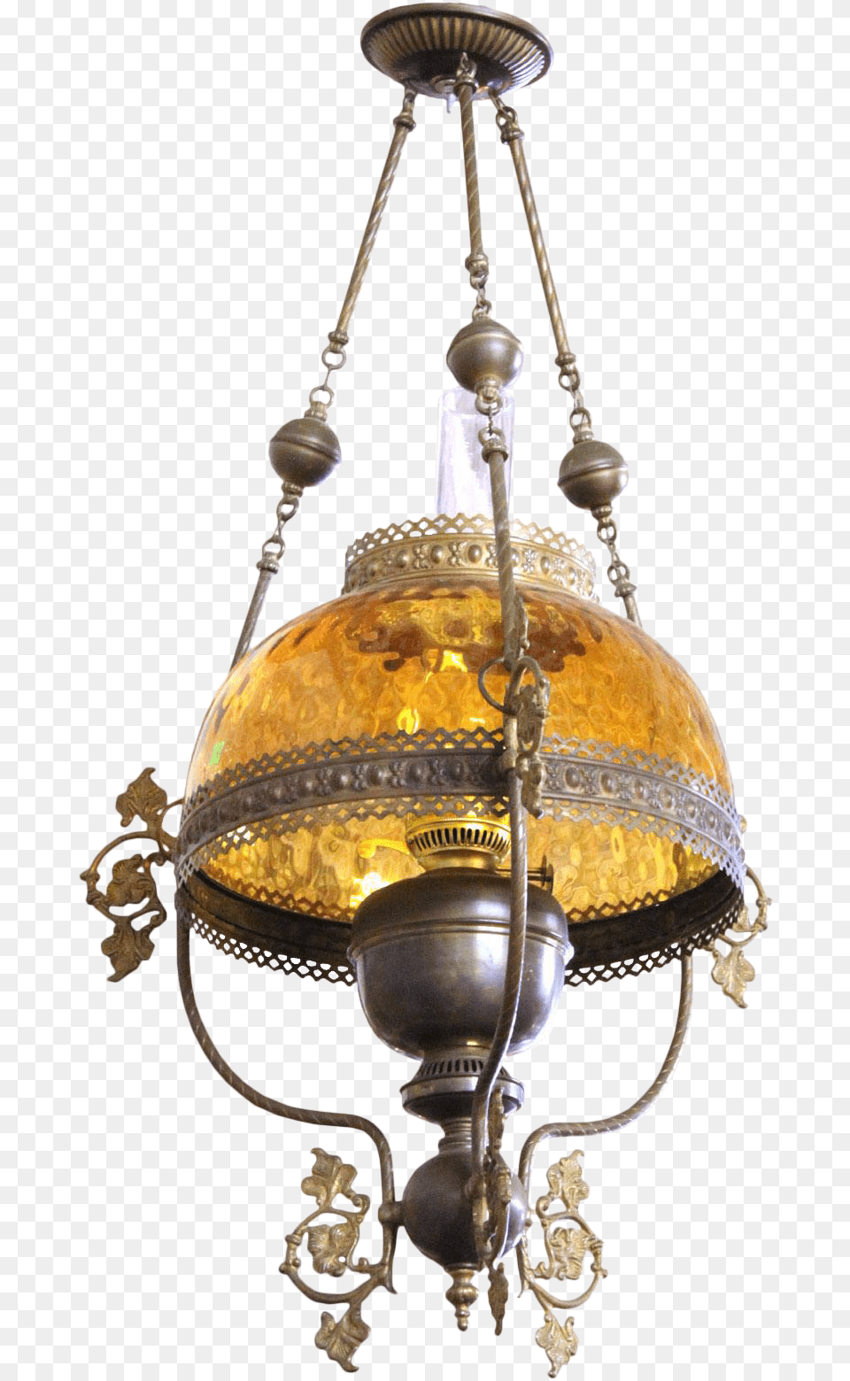 Antique Hanging Oil Lamp Antique Ceiling Lamps, Chandelier, Light Fixture Free Png Download