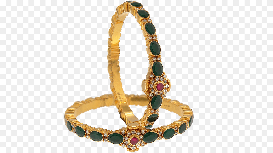 Antique Jewellery Collections Emerald Gold Indian Bangles, Accessories, Jewelry, Ornament, Gemstone Free Transparent Png