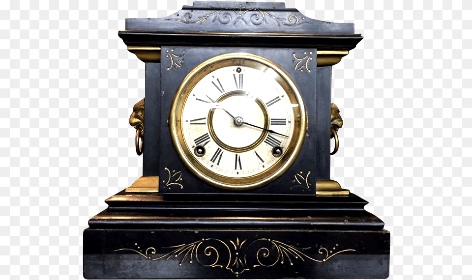 Antique Mantel Clock Mantel Clock, Analog Clock Free Png