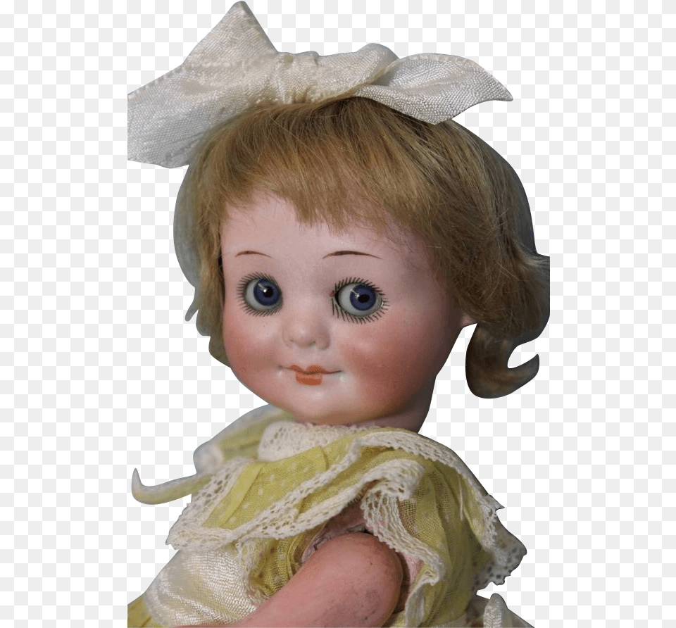 Antique Marseille 323 Googly Doll C1914 Character Doll, Toy, Face, Head, Person Png Image