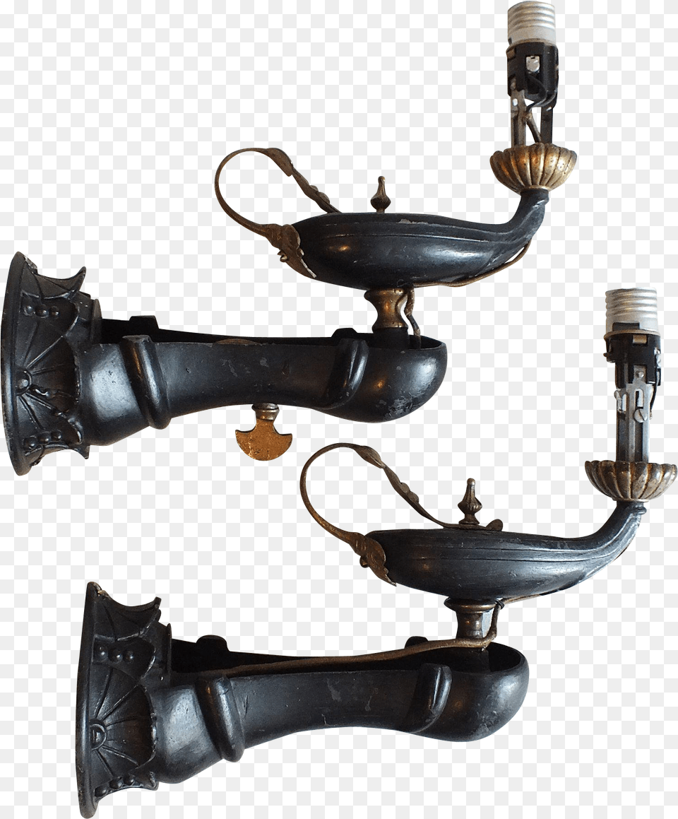 Antique Moorish Revival Aladdin Genie39s Lamp Wall Sconces Sold Pipe, Bronze, Chandelier, Blade, Dagger Png