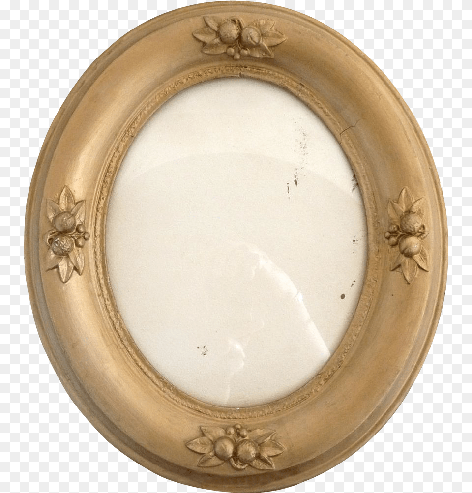 Antique Oval Picture Frame Gesso, Photography, Plate, Fisheye, Person Free Png Download