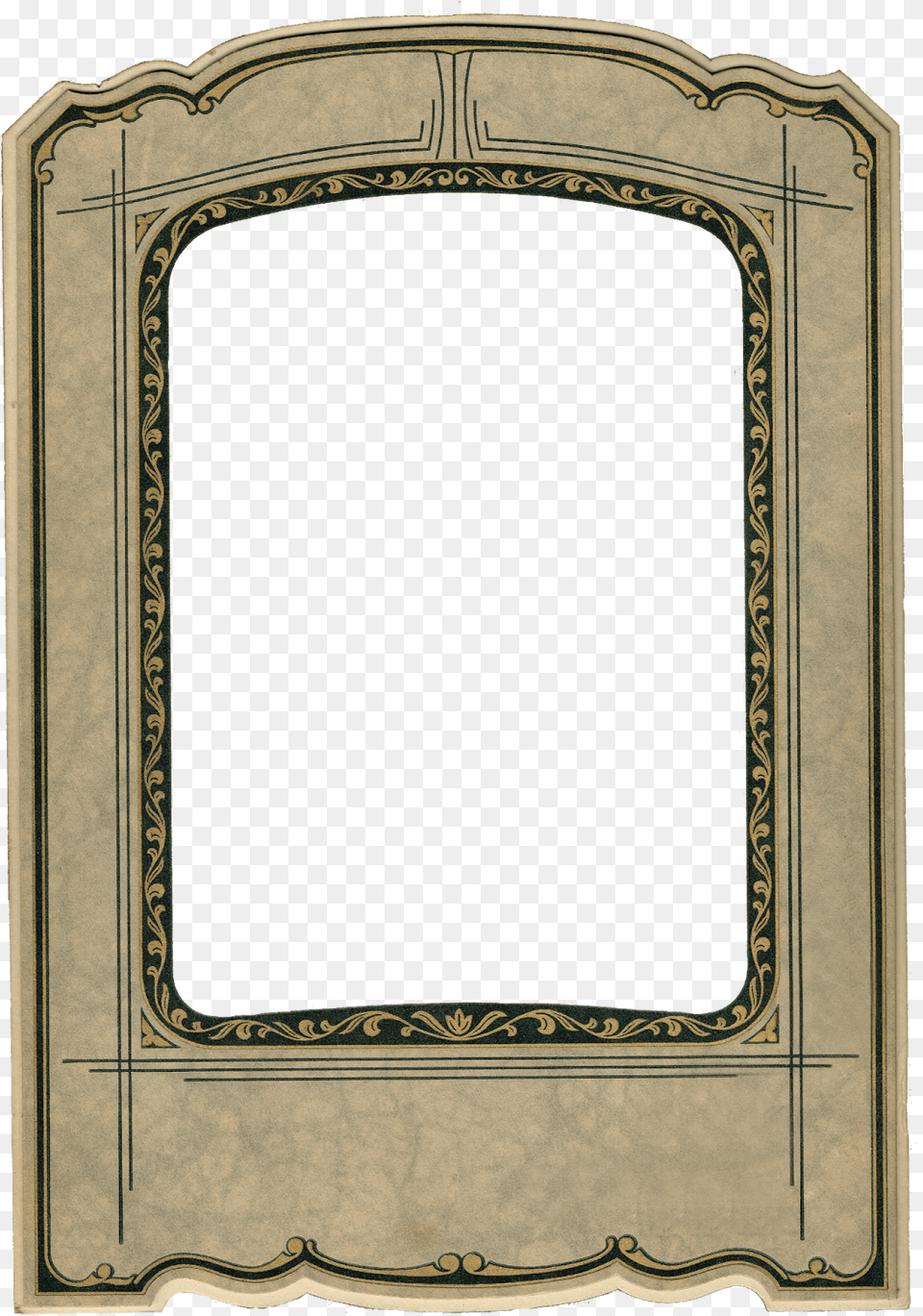 Antique Photo Frame Clipart Printable Graphics Antique Cardboard Photo Frame, Mirror Free Png