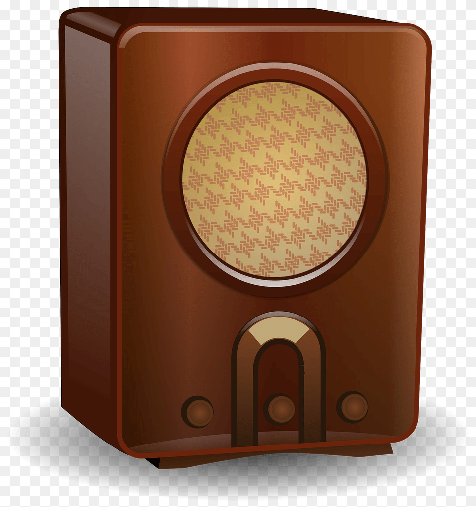 Antique Radio Clipart, Electronics, Speaker Free Png Download