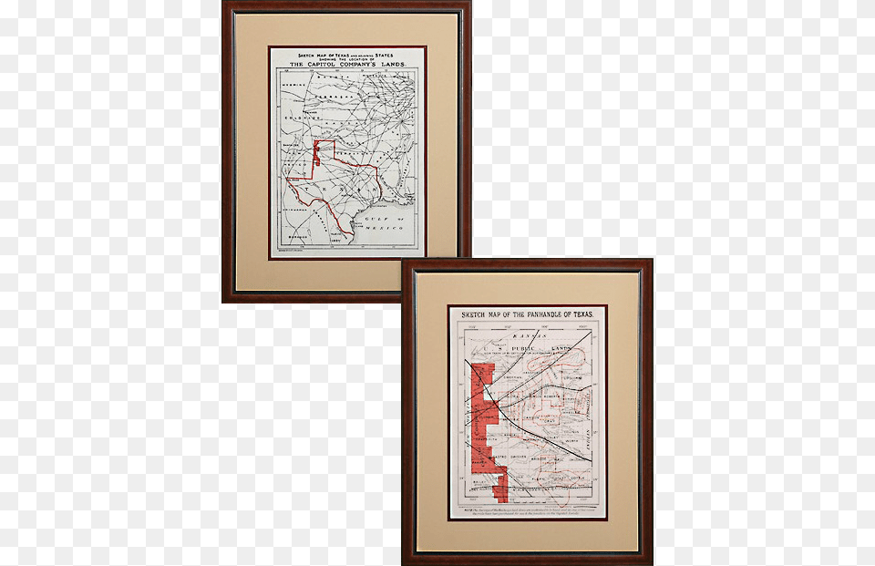 Antique Replica Maps Of The X Xit Ranch, Chart, Plot, Map Png