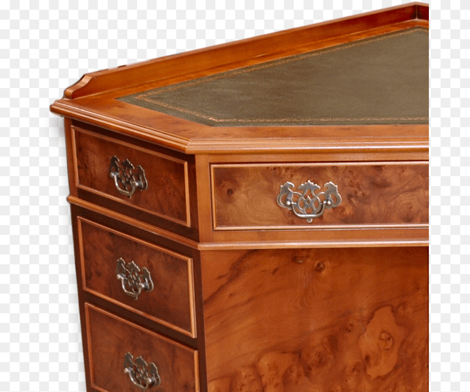 Antique Reproduction Corner Desk Thumbnail Drawer, Cabinet, Furniture, Table, Sideboard Free Png