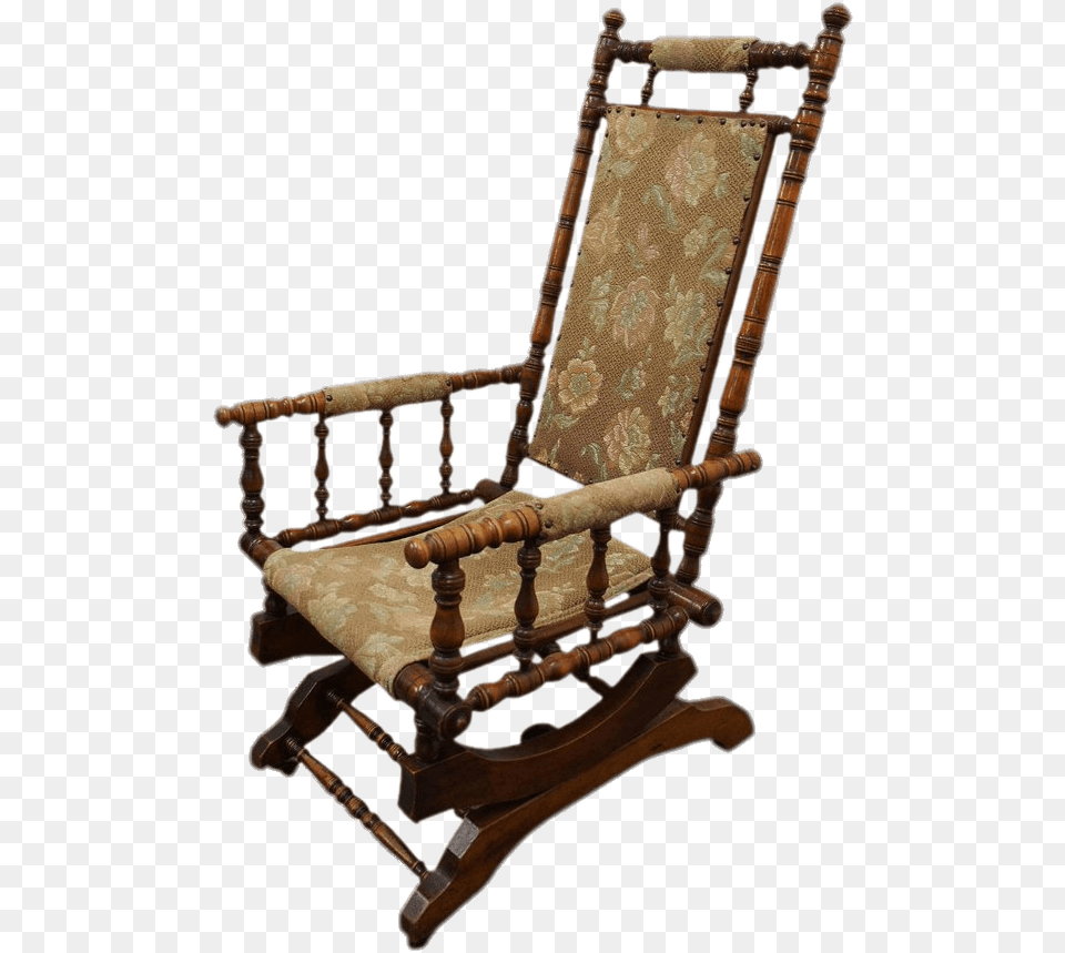 Antique Rocking Chair Original American Rocking Chair, Furniture, Rocking Chair Free Transparent Png