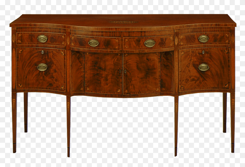 Antique Sideboard Furniture, Table, Desk, Cabinet Free Png Download