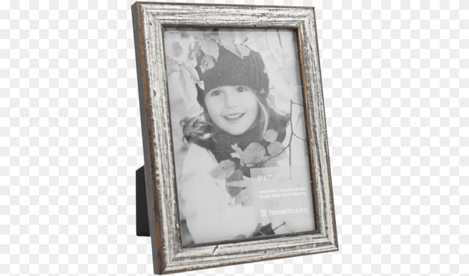 Antique Silver Photo Frame Picture Frame, Clothing, Hat, Baby, Person Free Png