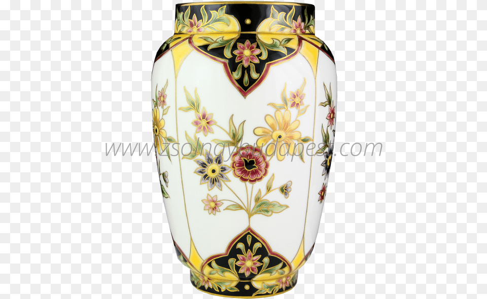 Antique Style Flower Vase With 18k Gold Vase, Art, Jar, Porcelain, Pottery Png