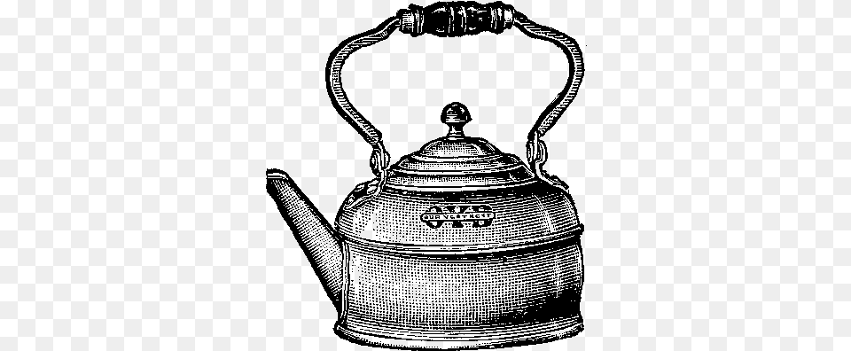 Antique Tea Pot Transparent Kettle Drawing, Nature, Night, Outdoors Free Png