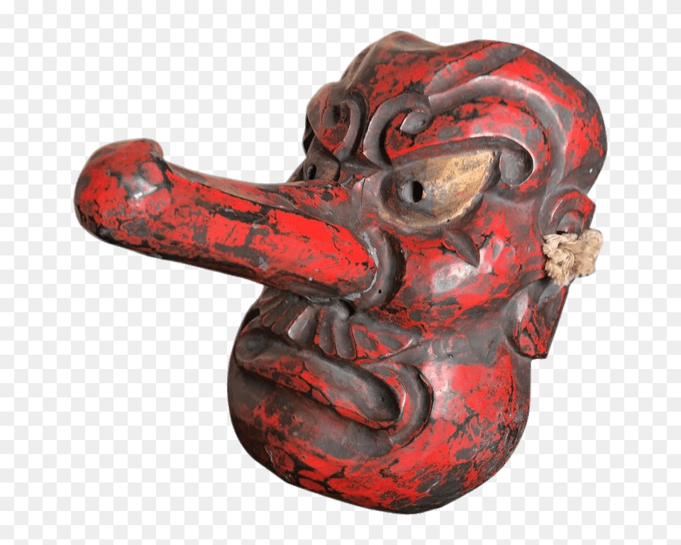 Antique Tengu Mask, Person, Animal, Bird, Dodo Png