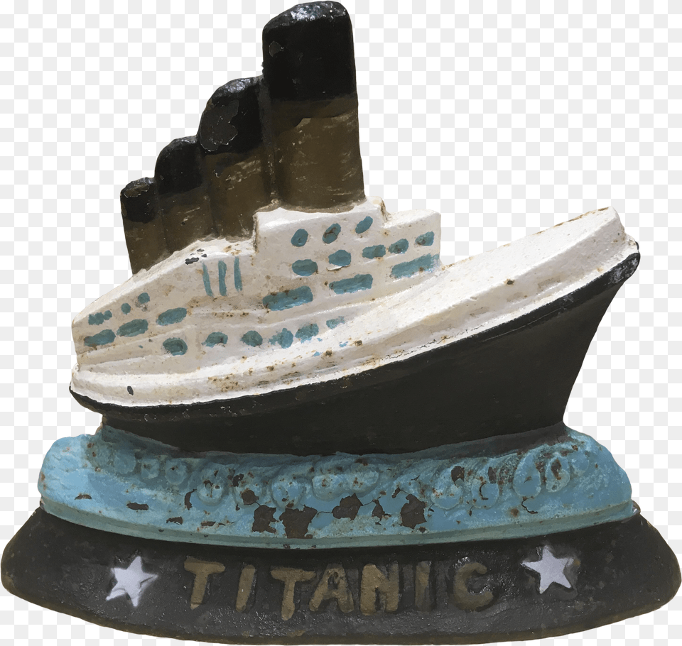 Antique Titanic Iron Door Stop Scale Model Free Transparent Png