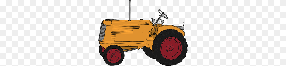 Antique Tractor Clipart, Bulldozer, Machine, Transportation, Vehicle Png Image