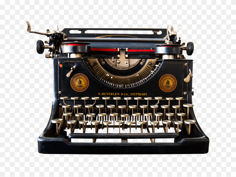Antique Typewriter Image, Computer Hardware, Electronics, Hardware, Machine Free Png Download