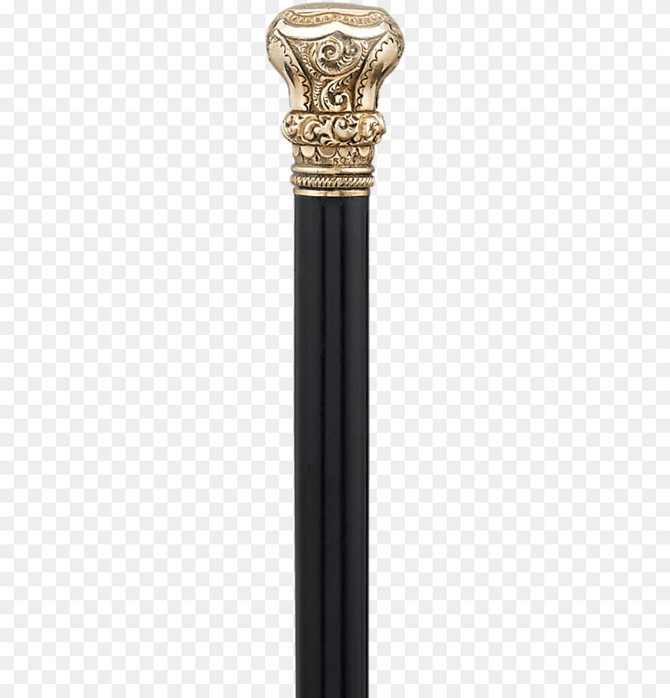 Antique Walking Sticks Decorative Canes Gold Plated Body Jewelry, Stick, Architecture, Pillar, Cane Png