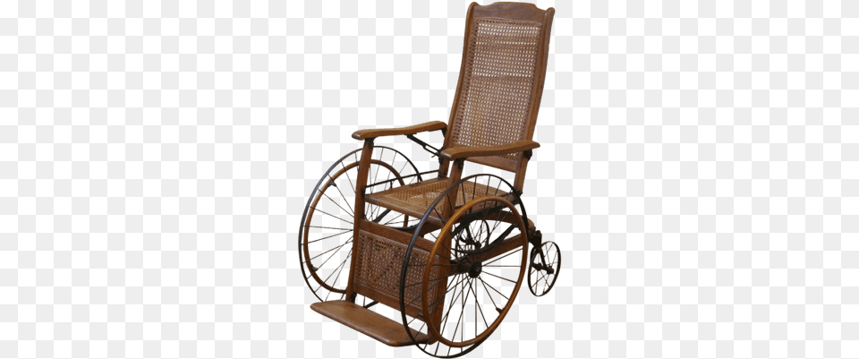Antique Wheelchair Silla De Ruedas Antigua, Chair, Furniture, Machine, Wheel Png Image