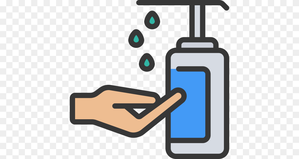 Antiseptic, Cleaning, Person Free Png Download
