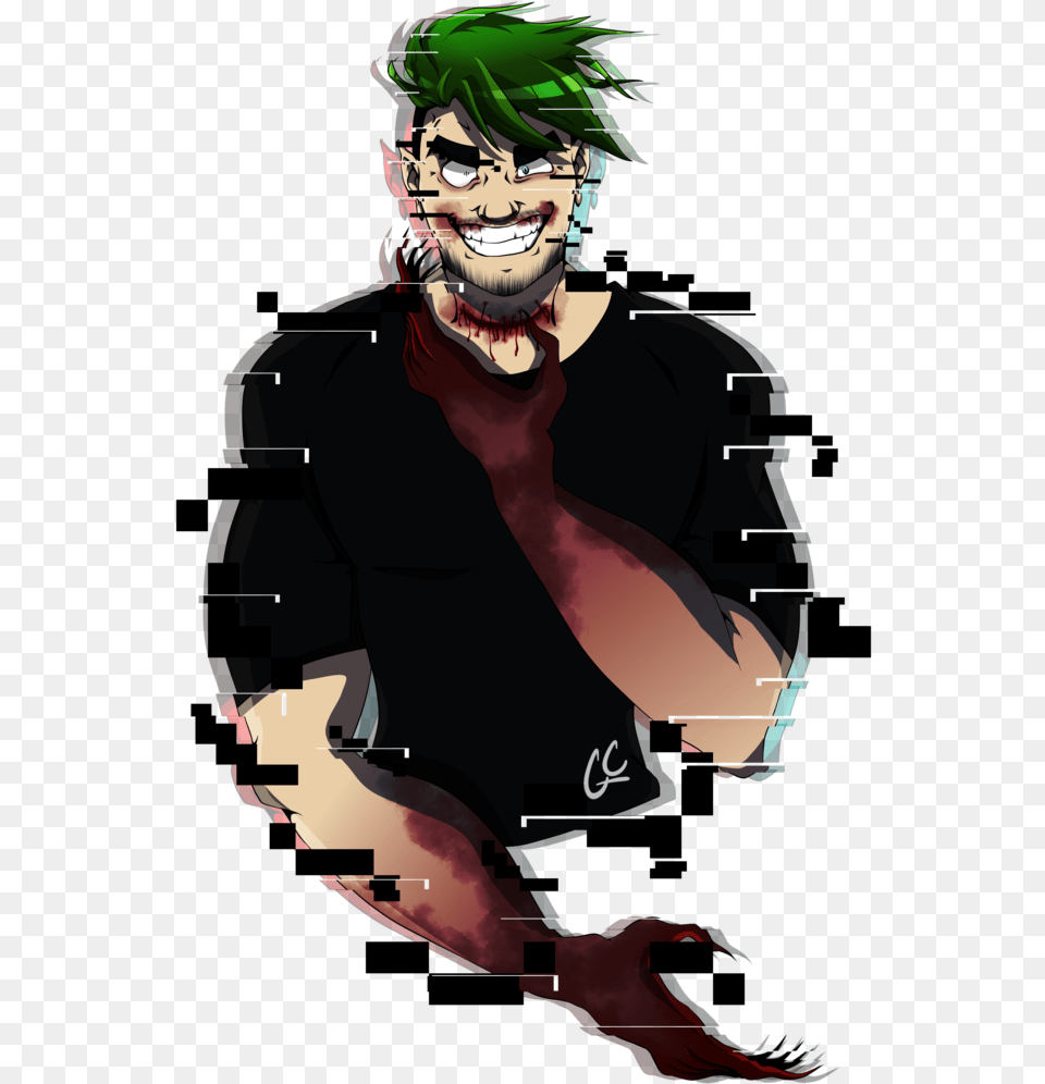 Antisepticeye Fanart, Publication, Book, Comics, Person Png