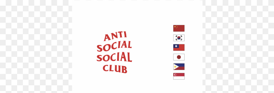 Antisocialsocialclub Loveyouasia 2017 Anti Social Club Poster Print Portrait A0, Text Free Png Download