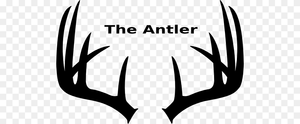 Antler Clipart Silhouette, Cutlery, Fork, Stencil, Animal Free Png Download