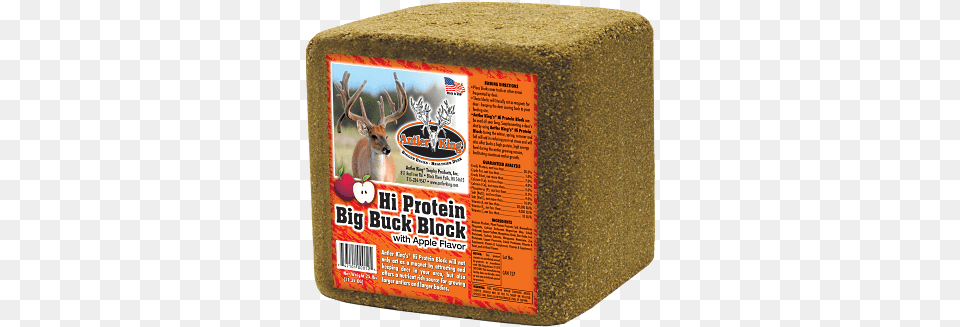 Antler Hi Protein Big Buck Block 25 Pound, Animal, Deer, Mammal, Wildlife Png Image