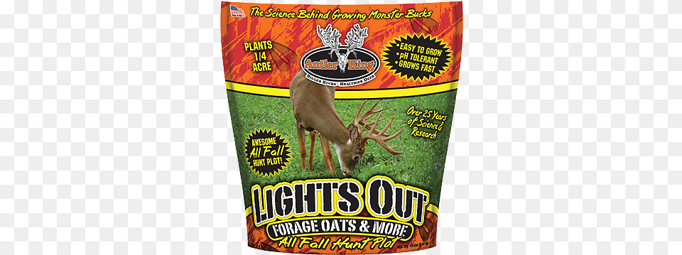 Antler King Lights Out Forage Oats Antler King Lo12 Lights Out, Animal, Deer, Mammal, Wildlife Free Png Download