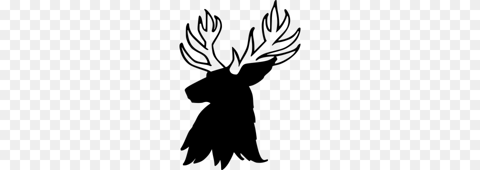 Antlers Gray Free Png