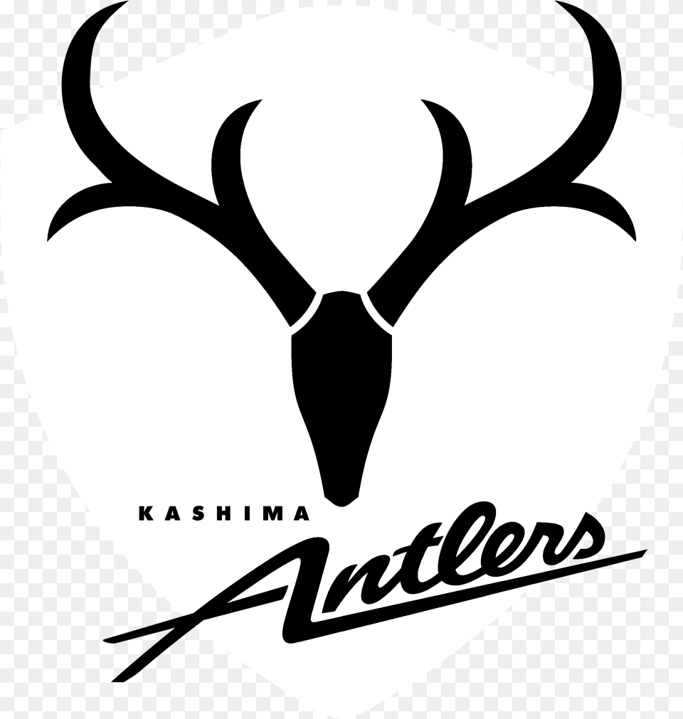 Antlers 7737 Logo Black And White Kashima Antlers, Stencil, Accessories, Formal Wear, Tie Free Transparent Png