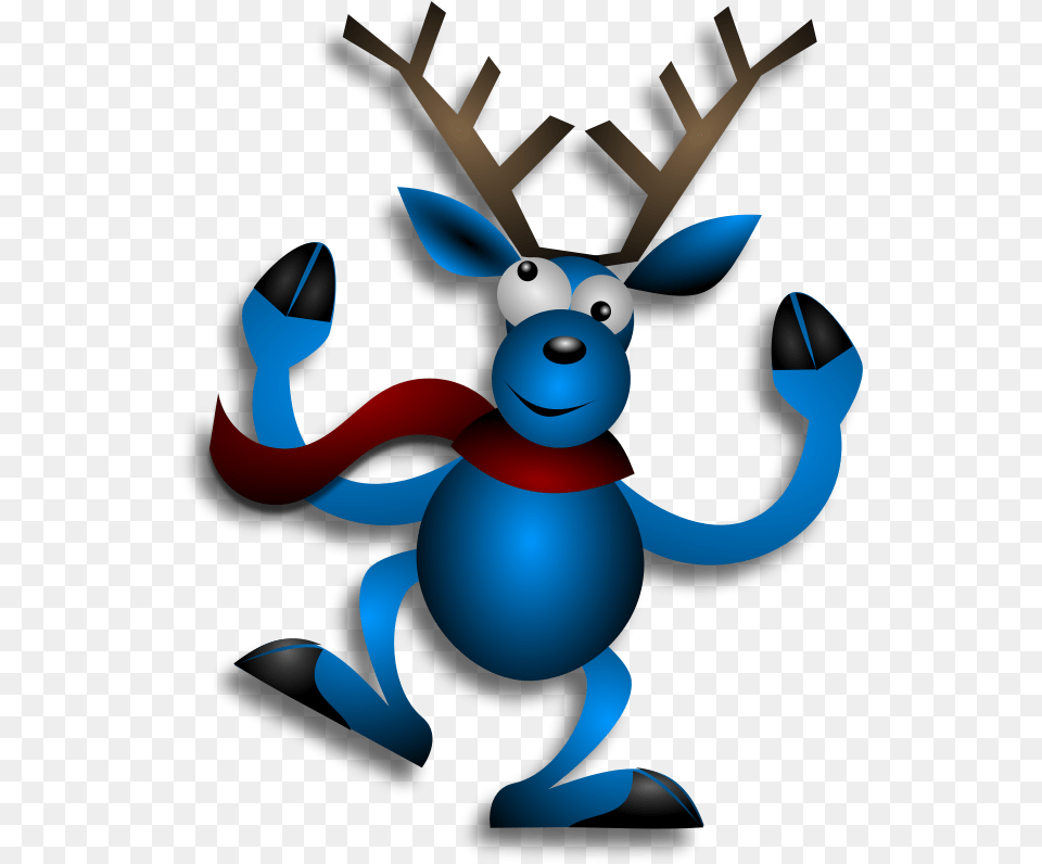Antlers Dancing Reindeer Reindeer Dancing Christmas Clipart, Animal, Deer, Mammal, Wildlife Free Transparent Png