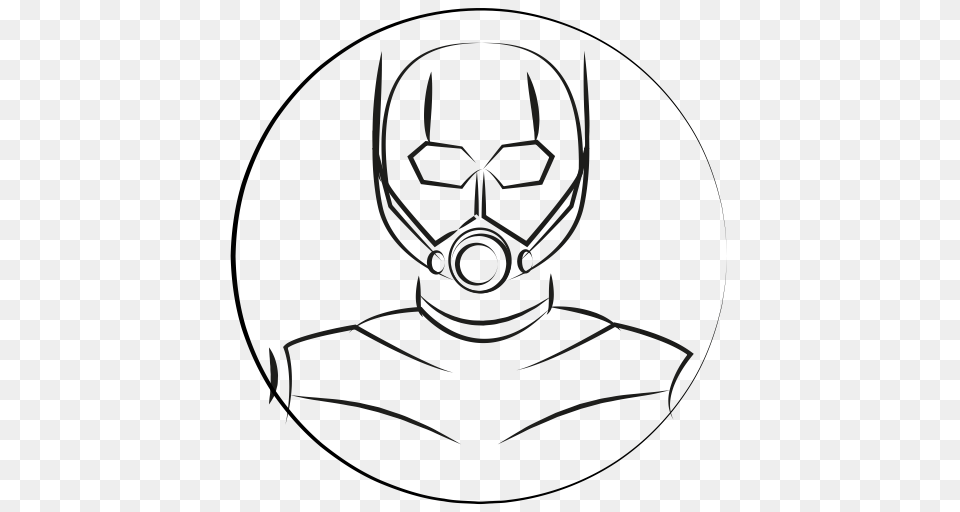 Antman Avatar Hero Marvel Hero Icon, Person, Stencil, Head Free Png Download