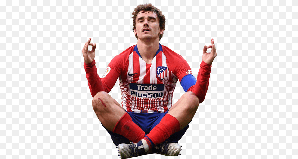 Antoine Griezmann, Shirt, Person, Hand, Finger Free Transparent Png