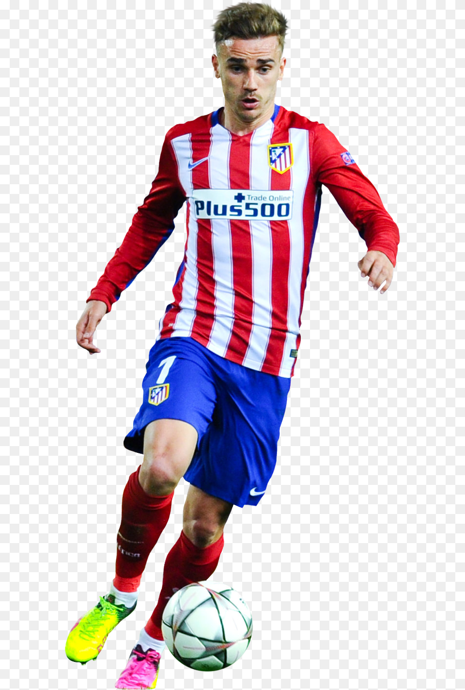 Antoine Griezmann Atletico Madrid Nike Home Shirt Large, Ball, Sport, Sphere, Soccer Ball Png Image