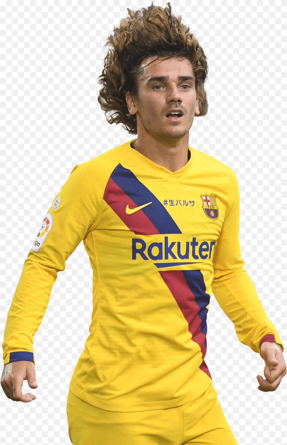 Antoine Griezmannrender Griezmann Barcelona, Sleeve, Shirt, Person, Neck Png