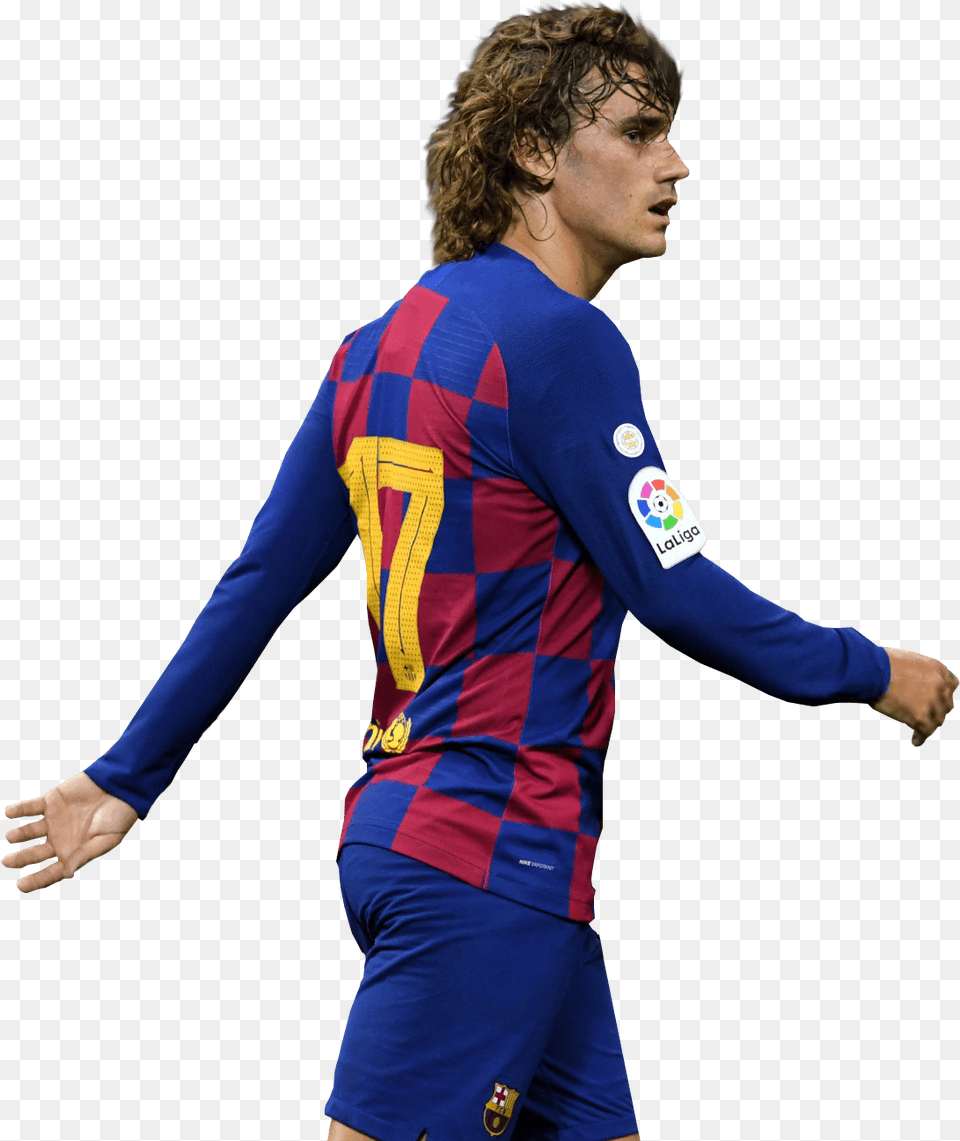 Antoine Griezmannrender Player, Long Sleeve, Sleeve, Clothing, Shirt Png