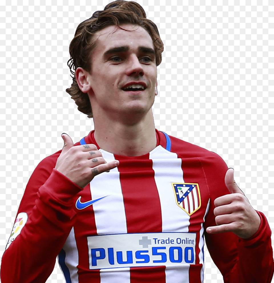 Antoinegriezmann Griezmann Ag7 Atltico Atleticodemadrid, Adult, Person, Man, Male Free Transparent Png