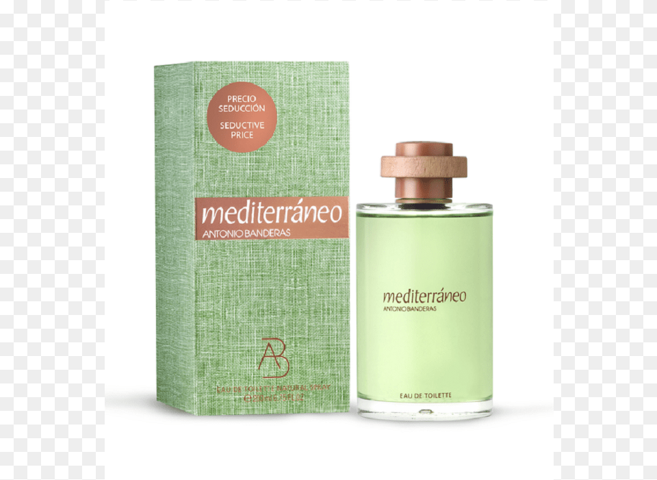 Antonio Banderas Mediterraneo Antonio Banderas Edt Spray For Men Mediterraneo, Bottle, Cosmetics, Perfume, Book Free Png