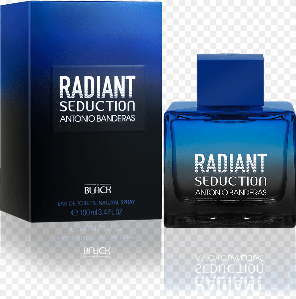 Antonio Banderas Radiant Seduction In Black Tualetnaya Antonio Banderas Perfume Radiant, Aftershave, Bottle, Cosmetics Free Png