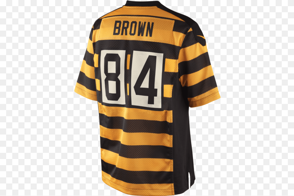 Antonio Brown Bumble Bee Pittsburgh Steelers Nfl Authentic Steelers Alternate Jersey, Clothing, Shirt, T-shirt, Hoodie Free Png Download