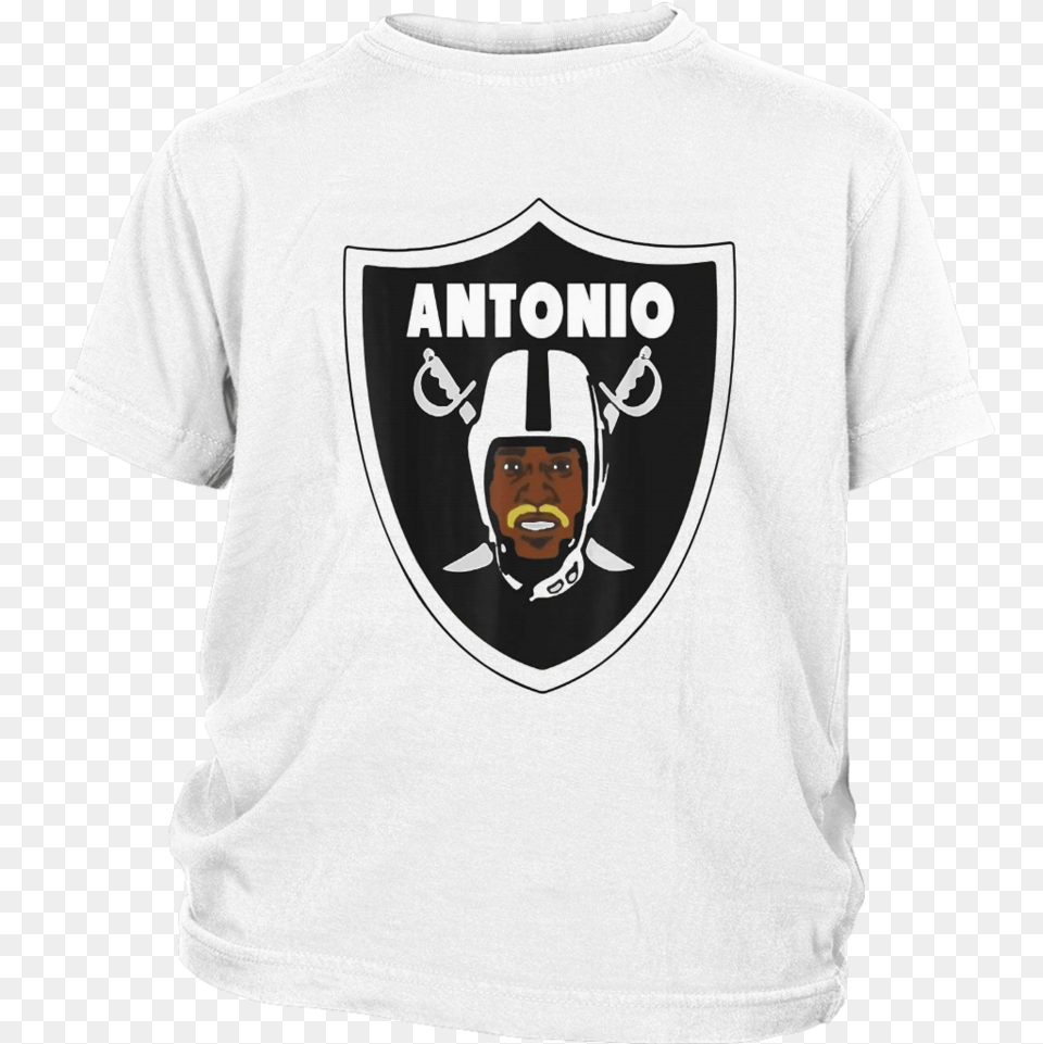 Antonio Brown Raiders Shirt Oakland Raiders Logo Svg, Clothing, T-shirt, Face, Head Free Png Download