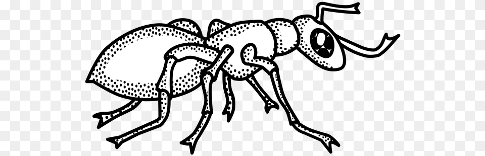 Ants Clipart Clip Art Black And White Ant, Animal, Insect, Invertebrate, Kangaroo Png
