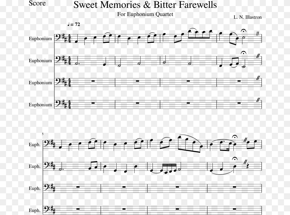 Ants Go Marching Trumpet Sheet Music, Gray Free Transparent Png