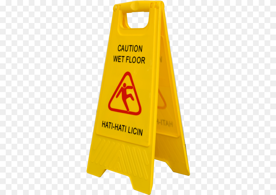 Antus Wet Floor Sign Portwest Hv20 Wet Floor Warning Sign Yellow One Size, Fence, Symbol Free Png Download