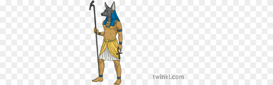 Anubis Ancient Egypt God Afterlife Mythology Planit English Ks2 Ancient Egypt Anubis, Clothing, Costume, Person, Adult Png Image