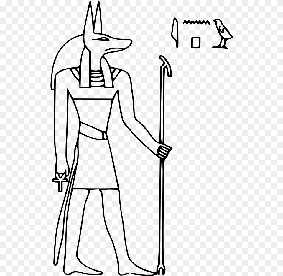 Anubis Anubis Clipart, Gray Free Transparent Png