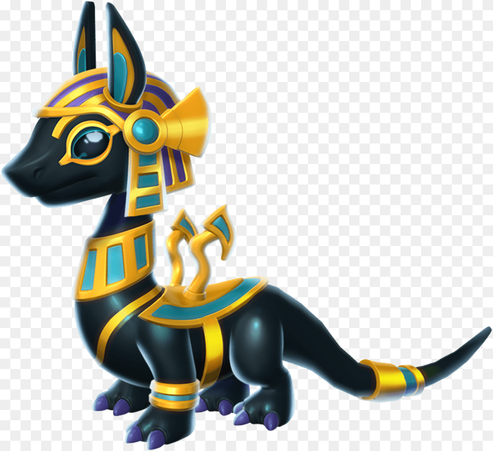 Anubis Dragon Baby Dragon Mania Legends Anubis, Figurine, Animal, Cat, Egyptian Cat Png